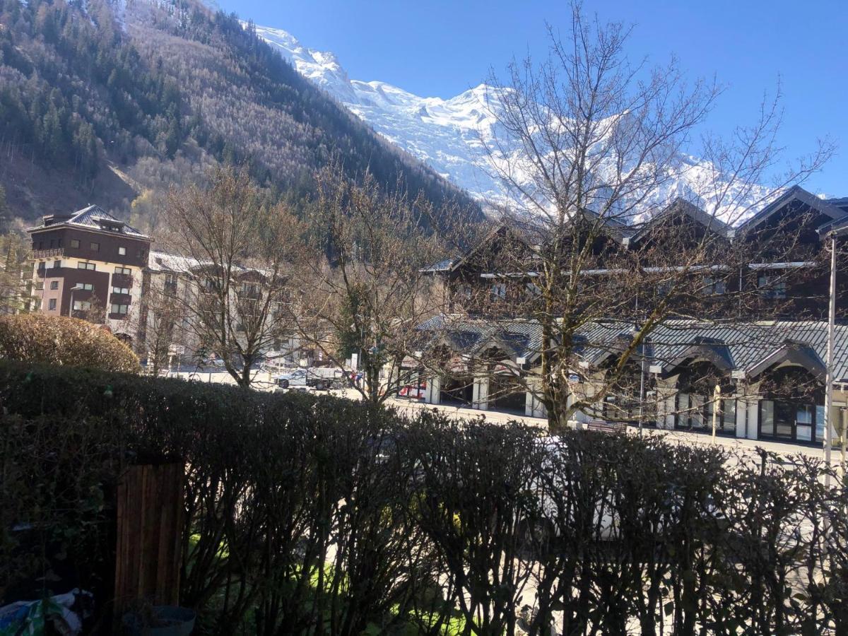 Apartamento Chamonix 27 - Au Centre Vue Mont Blanc Et Jardin Exterior foto
