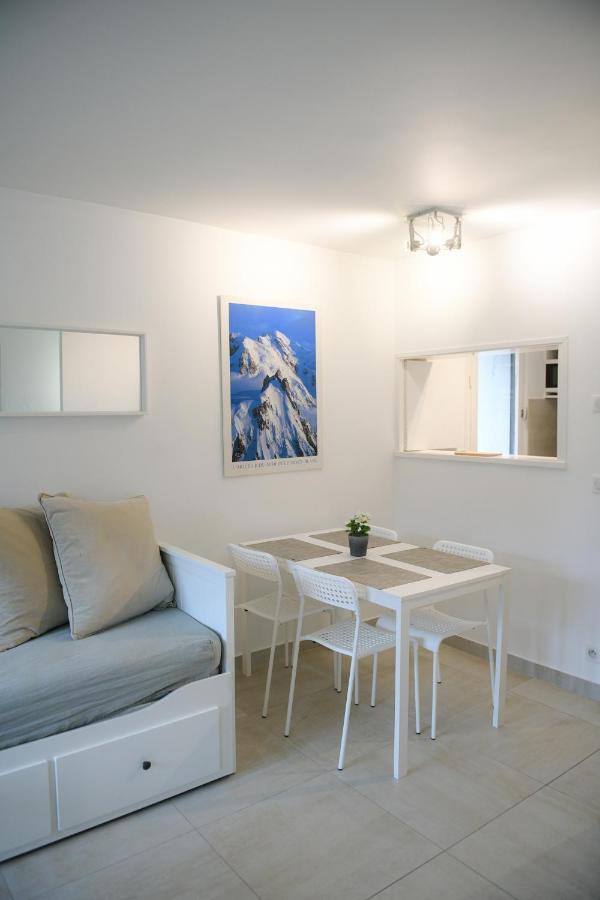 Apartamento Chamonix 27 - Au Centre Vue Mont Blanc Et Jardin Exterior foto